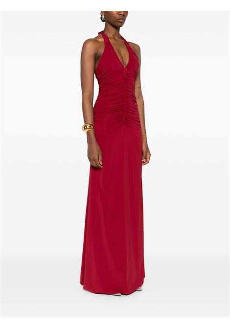 Red Román maxi dress Maygel coronel - women MAYGEL CORONEL | VT111CRM